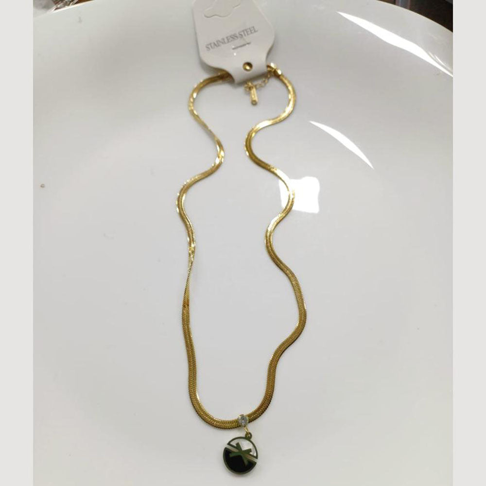Tarohi Jewels Gold Plated Fancy Necklace