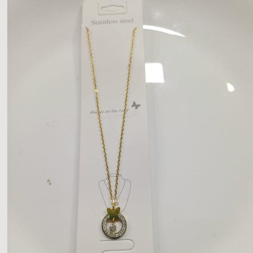 Tarohi Jewels Gold Plated Fancy Necklace