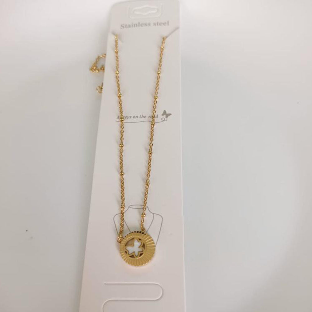 Tarohi Jewels Gold Plated Fancy Necklace
