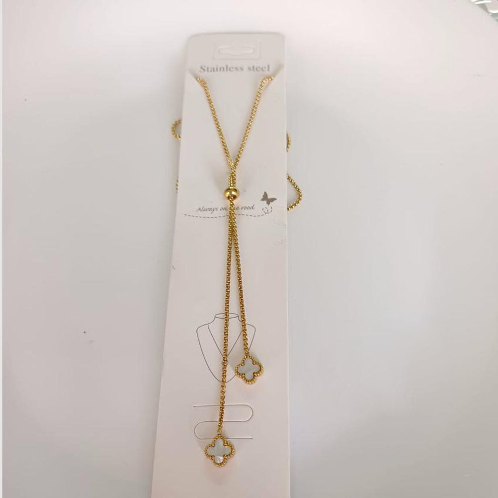 Tarohi Jewels Gold Plated Fancy Necklace