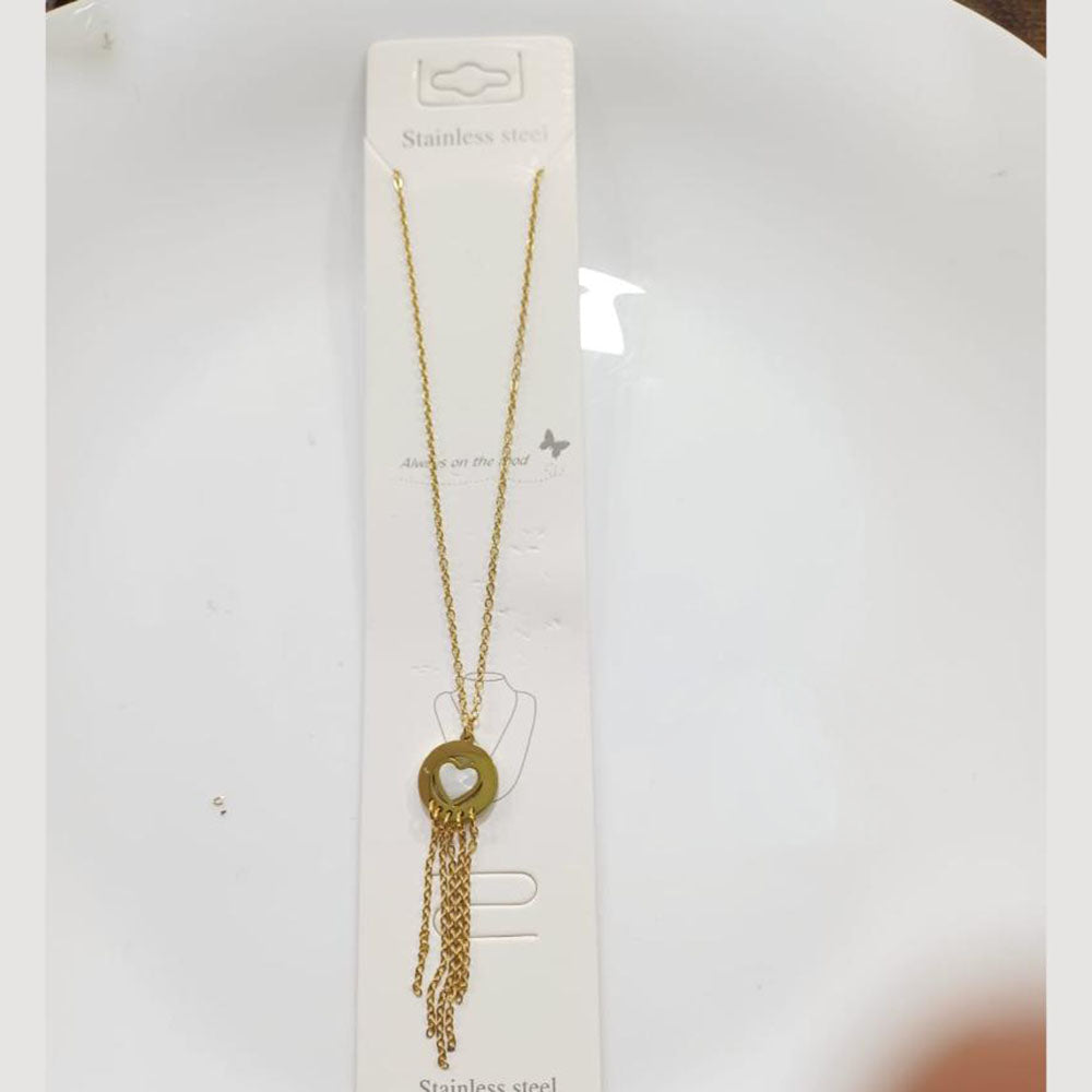 Tarohi Jewels Gold Plated Fancy Necklace
