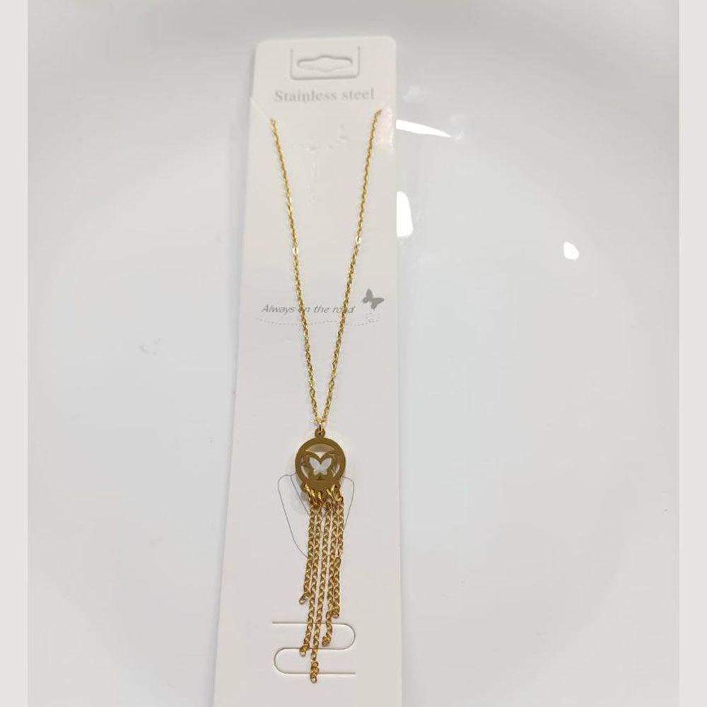 Tarohi Jewels Gold Plated Fancy Necklace