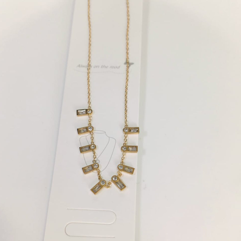 Tarohi Jewels Gold Plated Fancy Necklace