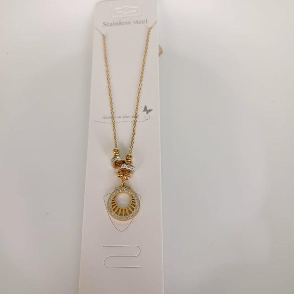 Tarohi Jewels Gold Plated Fancy Necklace