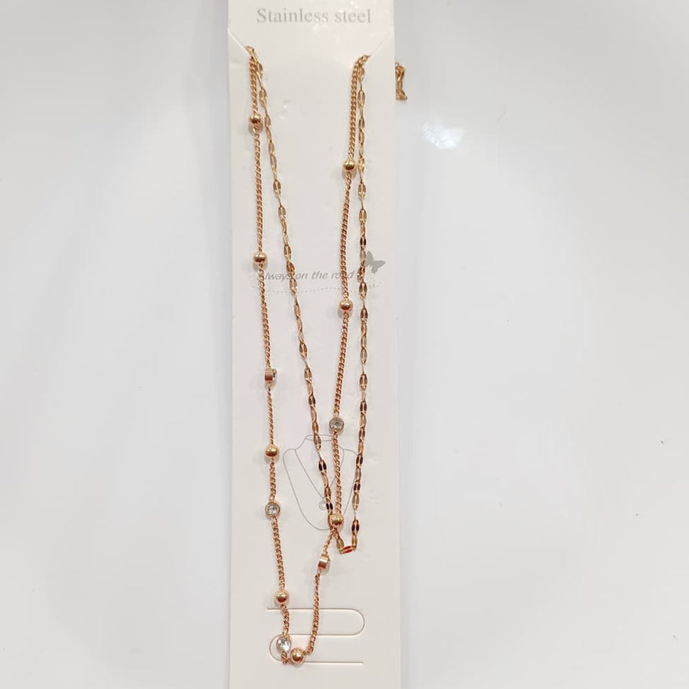 Tarohi Jewels Gold Plated Fancy Necklace
