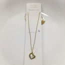 Tarohi Jewels Gold Plated Chain Pendant Set