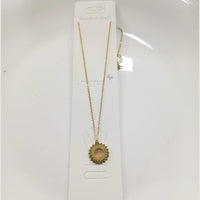 Tarohi Jewels Gold Plated Chain Pendant Set