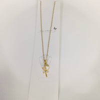 Tarohi Jewels Gold Plated Chain Pendant Set