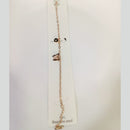 Tarohi Jewels Rose Gold Plated Austrian Stone Adjustable Bracelet