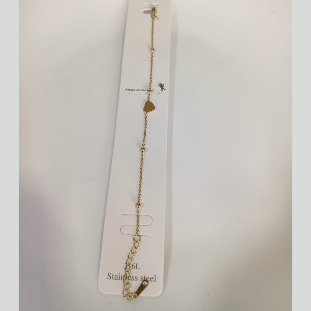 Tarohi Jewels Gold Plated Adjustable Bracelet