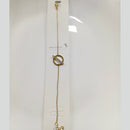 Tarohi Jewels Gold Plated Austrian Stone Adjustable Bracelet