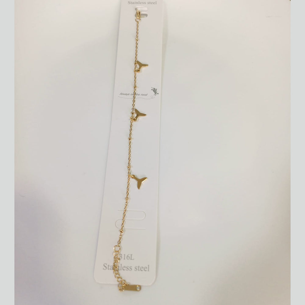 Tarohi Jewels Gold Plated Adjustable Bracelet