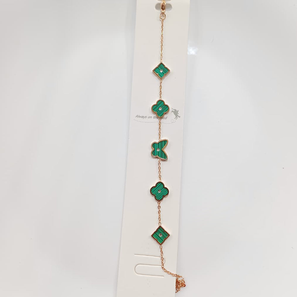Tarohi Jewels Gold Plated Adjustable Bracelet
