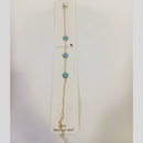 Tarohi Jewels Gold Plated Evil Eye Bracelet 