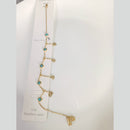Tarohi Jewels Gold Plated Evil Eye Bracelet 