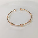 Tarohi Jewels Rose Gold Fancy Openable Bracelet