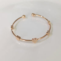 Tarohi Jewels Rose Gold Fancy Openable Bracelet