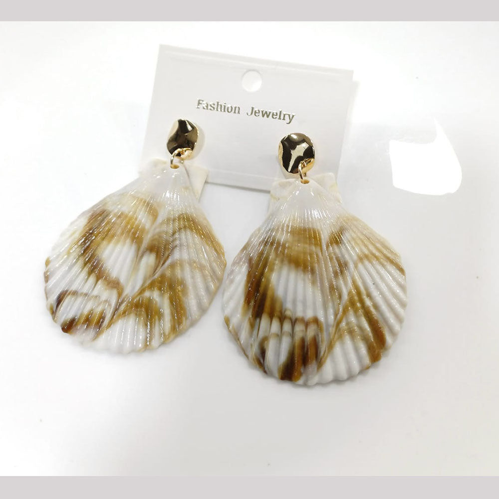 Tarohi Jewels Gold Plated Fancy Dangler Earrings