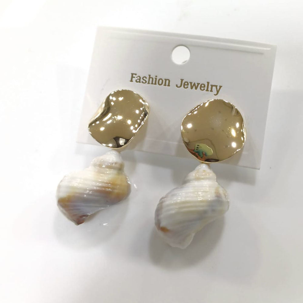 Tarohi Jewels Gold Plated Fancy Dangler Earrings
