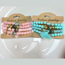 Tarohi Jewels Ethnic Beads Meenakari Evil Eye Charm Bracelet