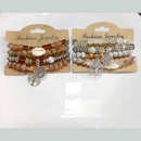 Tarohi Jewels Beach-Inspired Shell And Charm Beads Bracelet