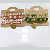 Tarohi Jewels Beach-Inspired Shell And Charm Beads Bracelet