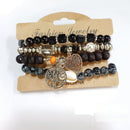 Tarohi Jewels Beach-Inspired Shell And Charm Beads Bracelet