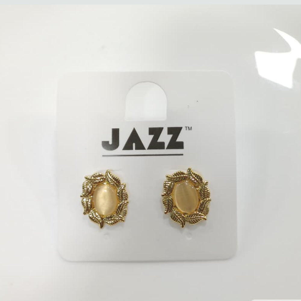 Tarohi Jewels Elegant Pota Stone Designer Stud Earrings