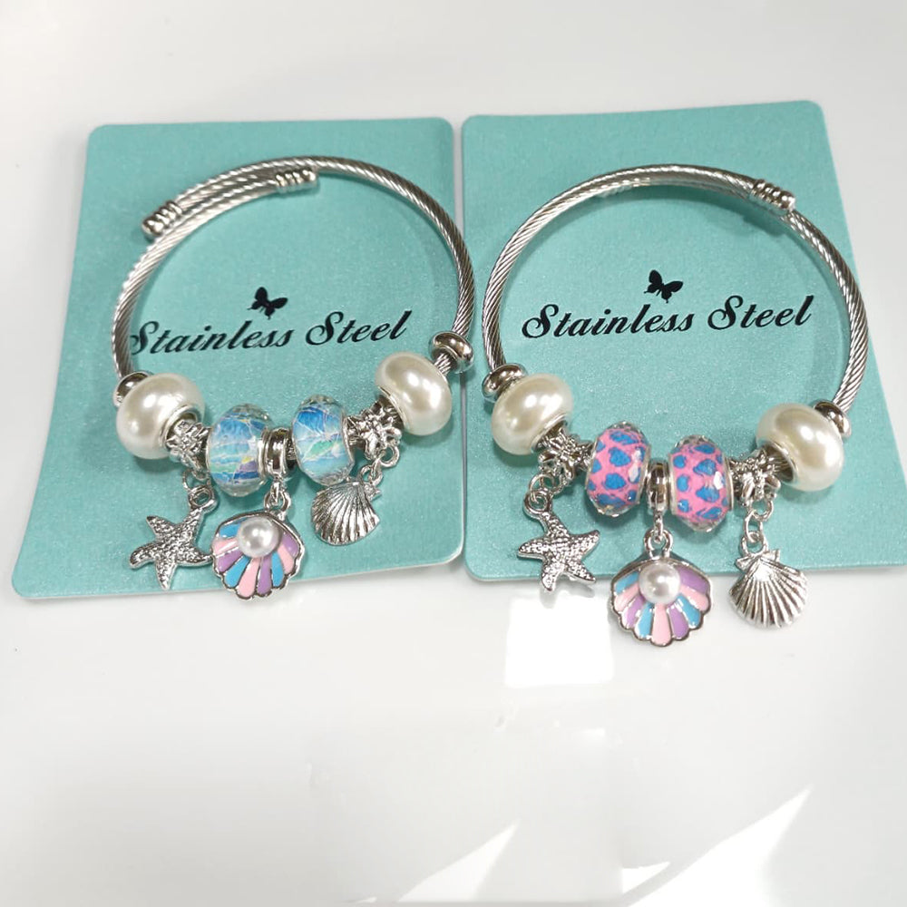 Tarohi Jewels Art on Your Wrist Pearl lMeenakari Creations