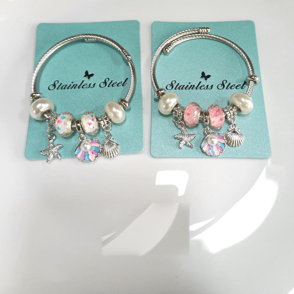 Tarohi Jewels Art on Your Wrist Pearl lMeenakari Creations