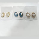 Tarohi Jewels Meenakari Pearl Stud Earrings