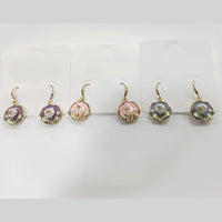 Tarohi Jewels Meenakari Flora Dangler Earrings