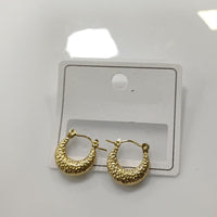 Tarohi Jewels Trendy Gold Plated Woven Design Hoop Earrings
