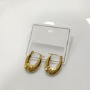 Tarohi Jewls Classic Gold Plated Round Stud Hoop Earrings | Everyday Wear Jewellery