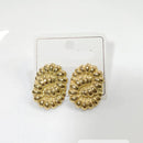 Tarohi Jewels Minimalist Gold Plated Trendy Stud Earrings 