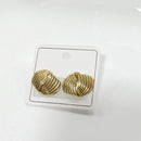 Tarohi Jewels Minimalist Gold Plated Trendy Stud Earrings 