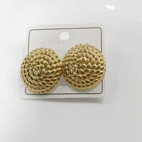 Tarohi Jewels Minimalist Gold Plated Trendy Stud Earrings 