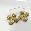 Tarohi Jewels Minimalist Gold Plated Trendy Stud Earrings 