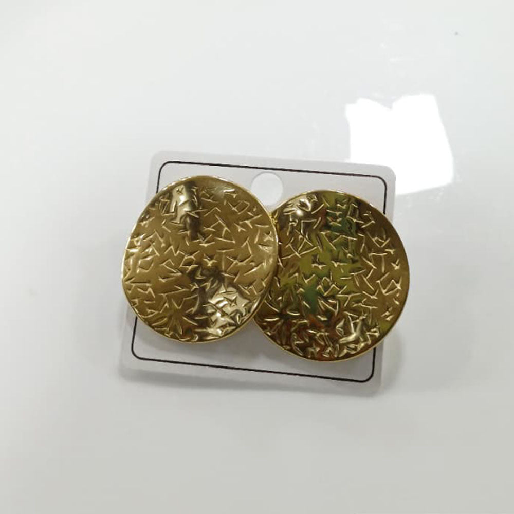 Tarohi Jewels Minimalist Gold Plated Trendy Stud Earrings