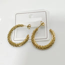 Tarohi Jewels Classic Gold Plated Hoop Earrings | Everyday Wear Jewellery