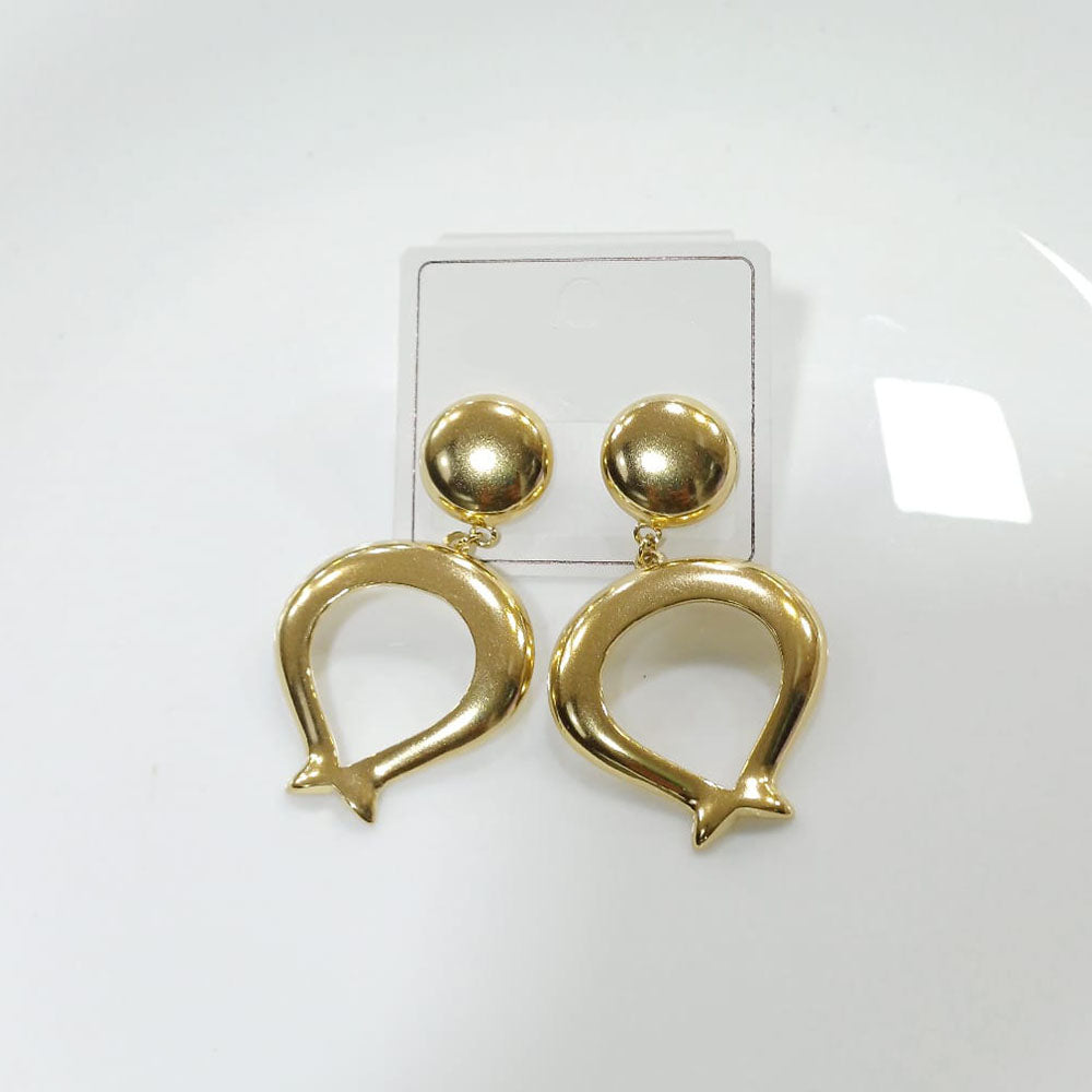 Tarohi Jewels Premium Gold Plated Statement Dangler Earrings