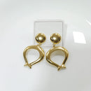 Tarohi Jewels Premium Gold Plated Statement Dangler Earrings