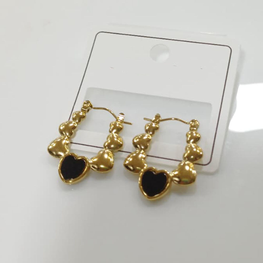 Tarohi Jewels Classic Gold Plated Hoop Earrings | Everyday Wear Jewellery