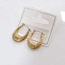 Tarohi Jewels Classic Gold Plated Round Stud Hoop Earrings | Everyday Wear Jewellery