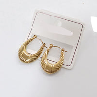 Tarohi Jewels Classic Gold Plated Round Stud Hoop Earrings | Everyday Wear Jewellery