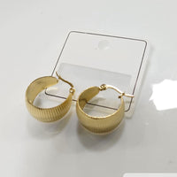 Tarohi Jewels Classic Gold Plated Round Stud Hoop Earrings | Everyday Wear Jewellery