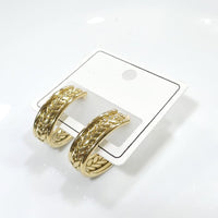 Tarohi Jewels Classic Gold Plated Oval Shape Hoop Earrings | Everyday Wear Jewellery