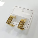 Tarohi Jewels Classic Gold Plated Hoop Earrings | Everyday Wear Jewellery