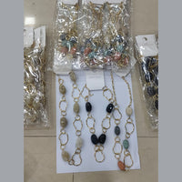 Tarohi Jewels Beads Statement Anti Tarnish Designer Necklace