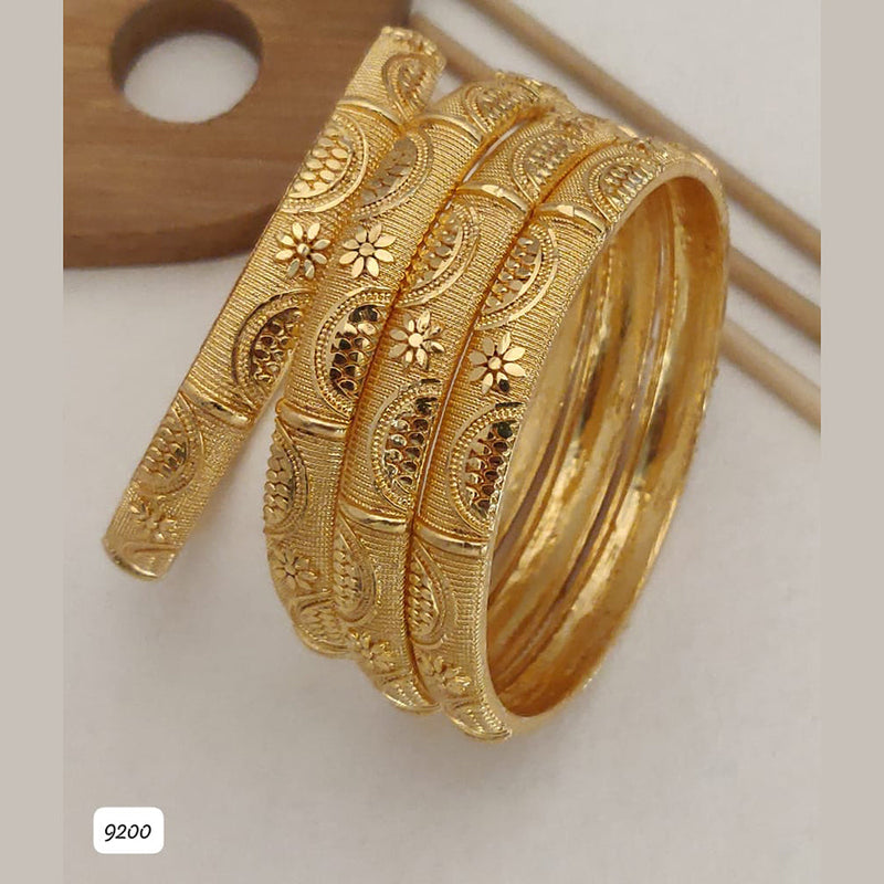 Darshana Jewels Gold Plated Bangles Set